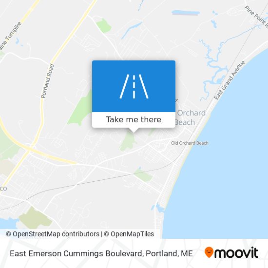 Mapa de East Emerson Cummings Boulevard