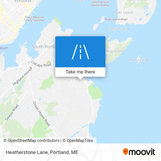 Heatherstone Lane map