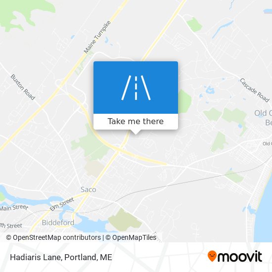 Hadiaris Lane map