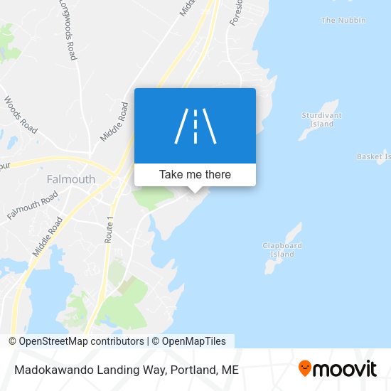 Madokawando Landing Way map