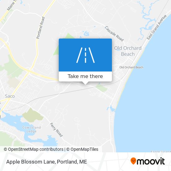 Apple Blossom Lane map