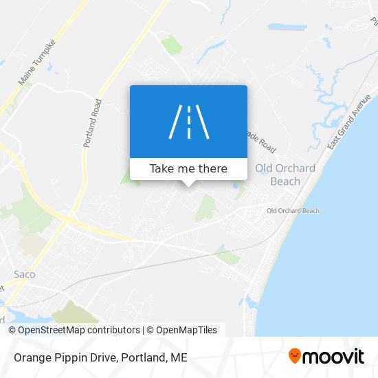 Orange Pippin Drive map