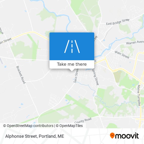 Mapa de Alphonse Street