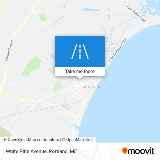 White Pine Avenue map