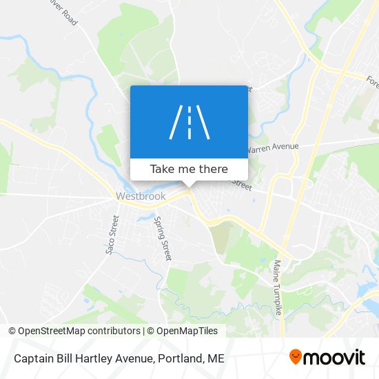 Mapa de Captain Bill Hartley Avenue