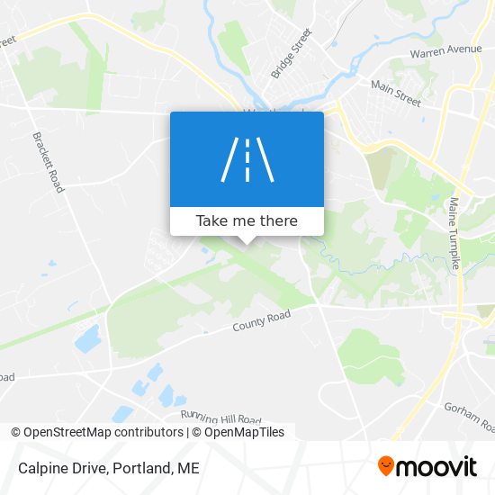Calpine Drive map