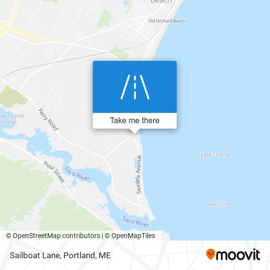 Sailboat Lane map