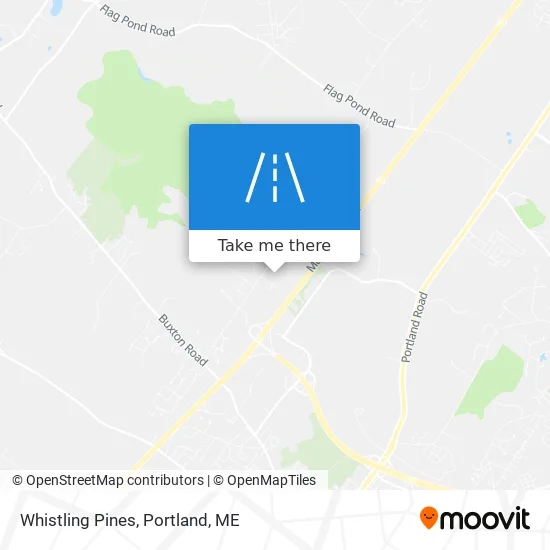 Whistling Pines map