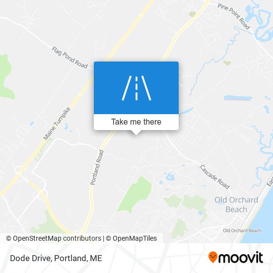 Dode Drive map