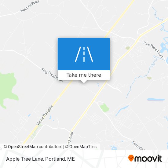 Apple Tree Lane map