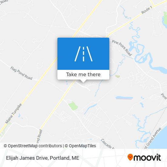 Mapa de Elijah James Drive