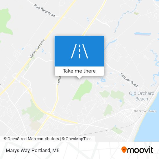 Marys Way map