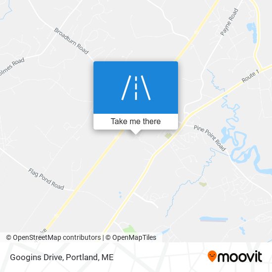 Googins Drive map