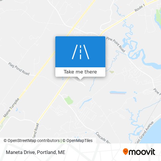 Maneta Drive map