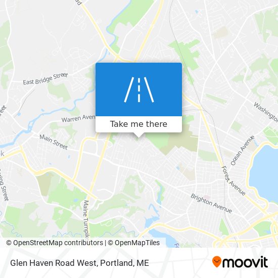 Glen Haven Road West map
