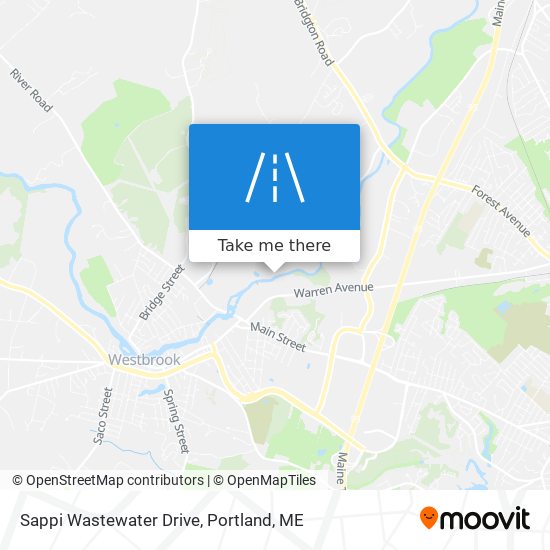 Sappi Wastewater Drive map