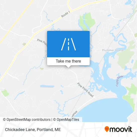 Chickadee Lane map
