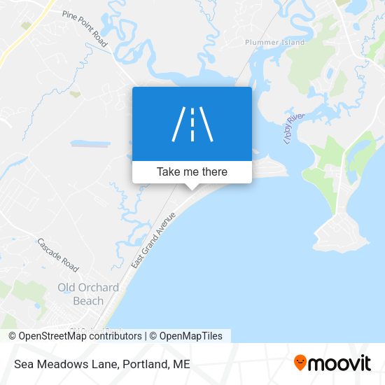 Sea Meadows Lane map