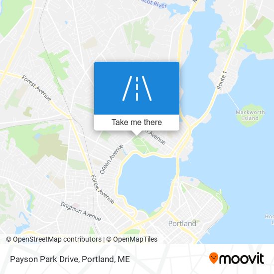 Payson Park Drive map