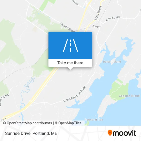 Sunrise Drive map