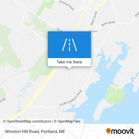 Winston Hill Road map