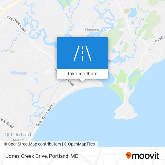 Jones Creek Drive map