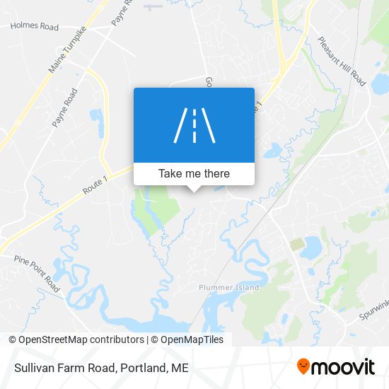 Sullivan Farm Road map