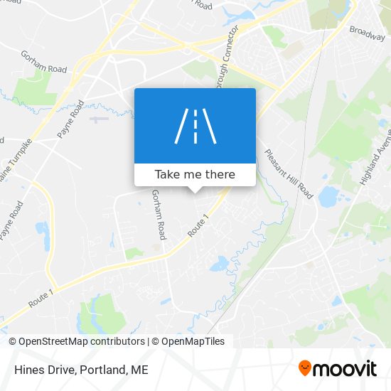 Hines Drive map