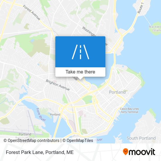 Mapa de Forest Park Lane