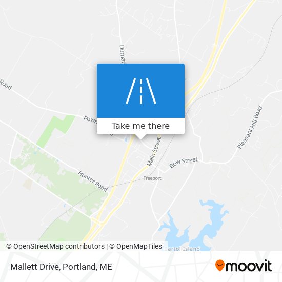 Mallett Drive map
