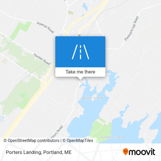 Mapa de Porters Landing