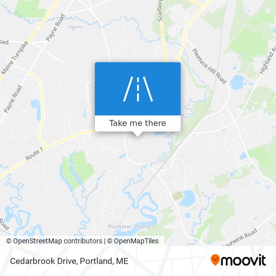 Cedarbrook Drive map