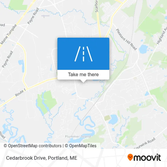 Cedarbrook Drive map