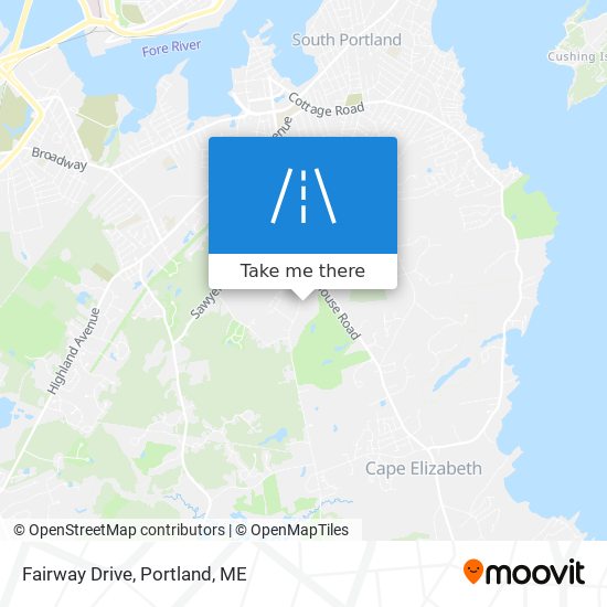 Mapa de Fairway Drive