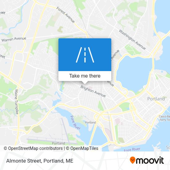 Mapa de Almonte Street