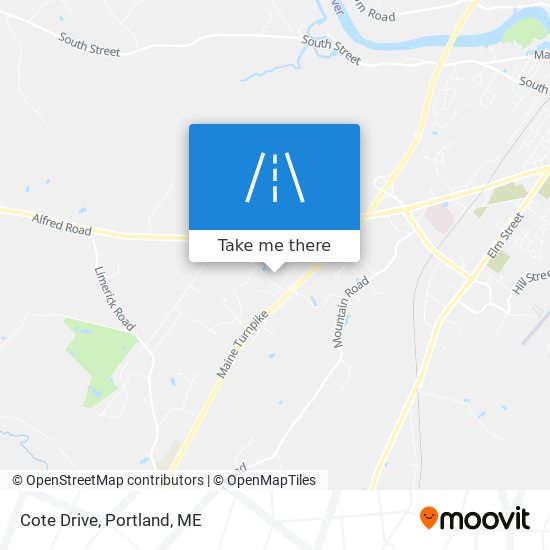 Cote Drive map