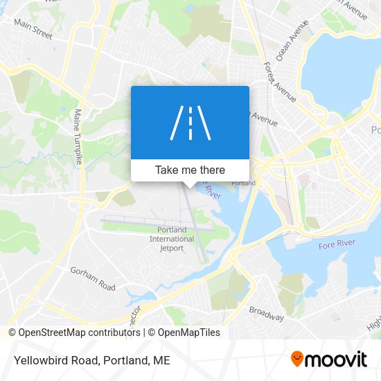 Mapa de Yellowbird Road