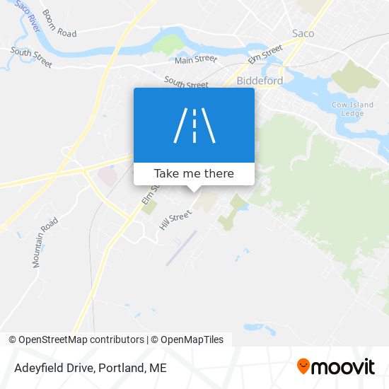 Mapa de Adeyfield Drive