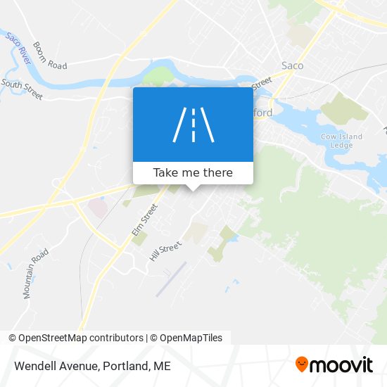 Mapa de Wendell Avenue