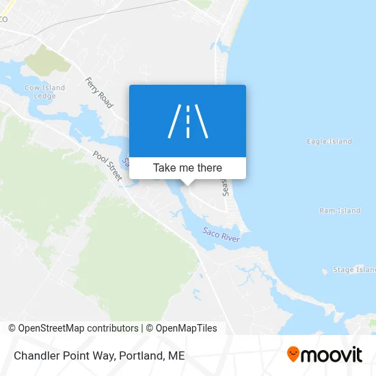 Chandler Point Way map