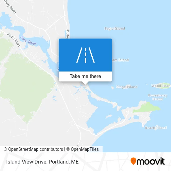 Island View Drive map
