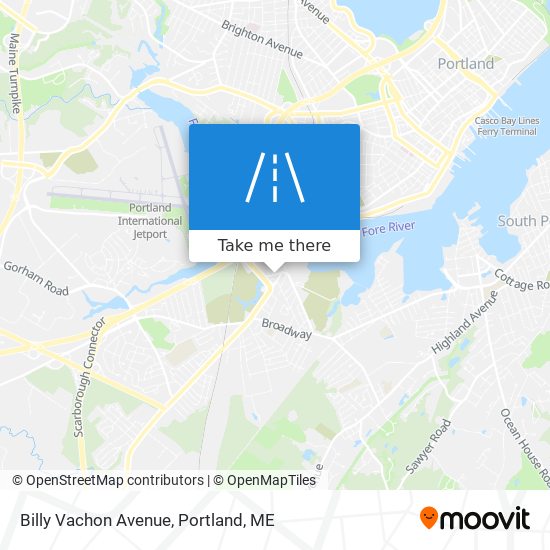 Mapa de Billy Vachon Avenue