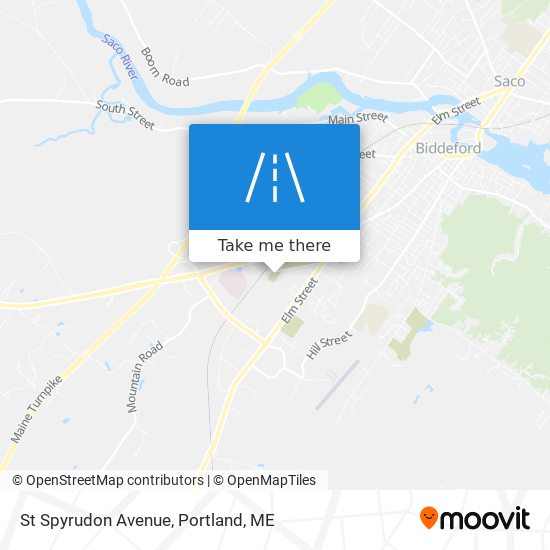 St Spyrudon Avenue map