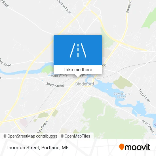 Thornton Street map