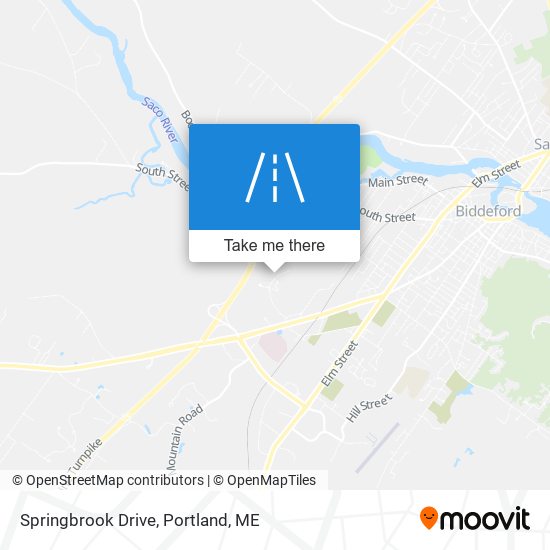 Springbrook Drive map