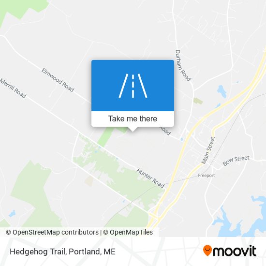 Mapa de Hedgehog Trail