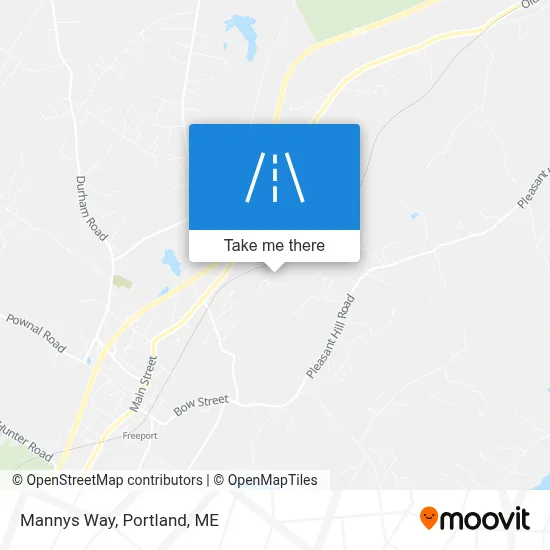 Mannys Way map