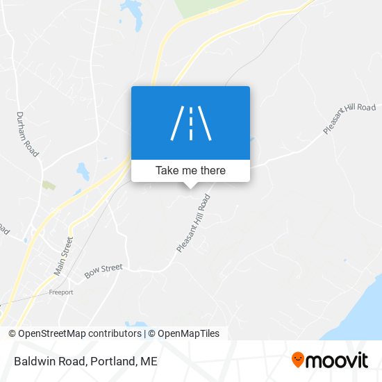 Mapa de Baldwin Road