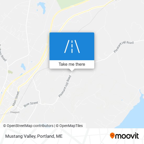 Mustang Valley map