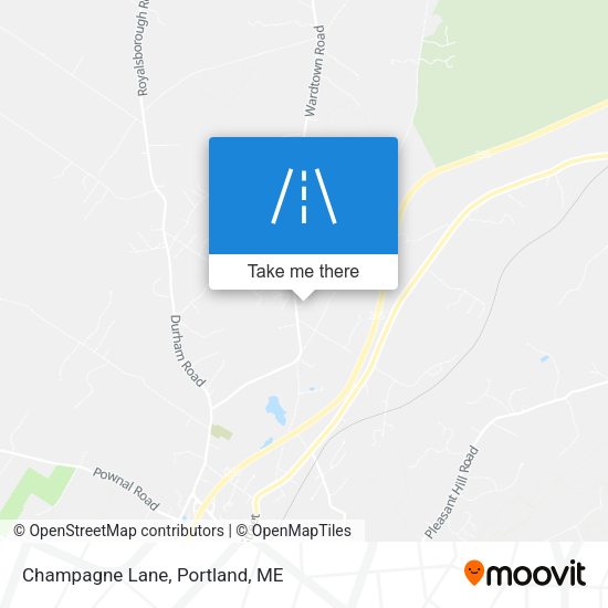 Mapa de Champagne Lane
